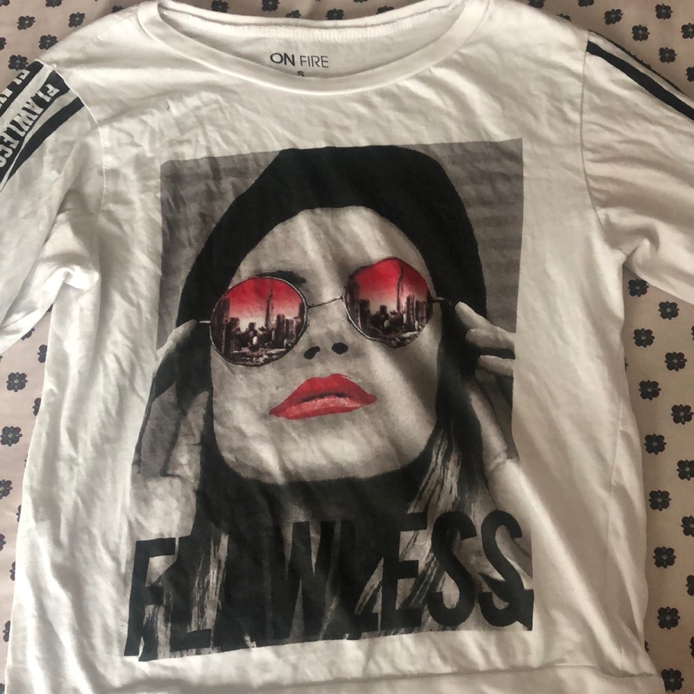 On fire long sleeve shirt
